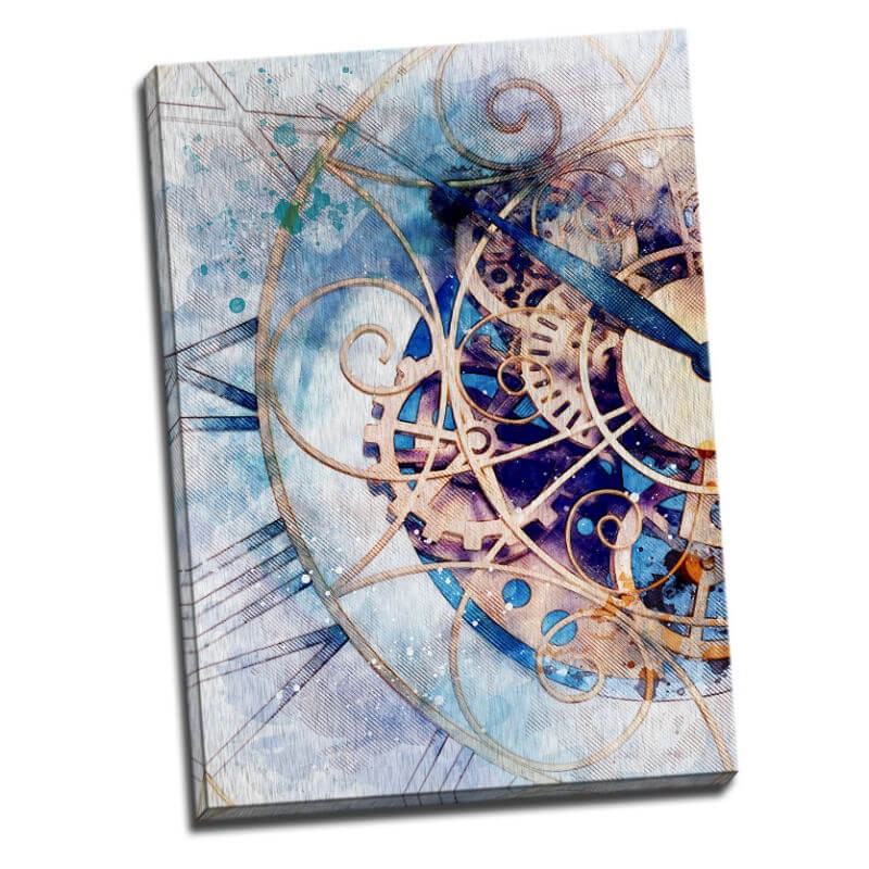 TABLOU CEAS STEAMPUNK - OPRESTE TIMPUL IN LOC