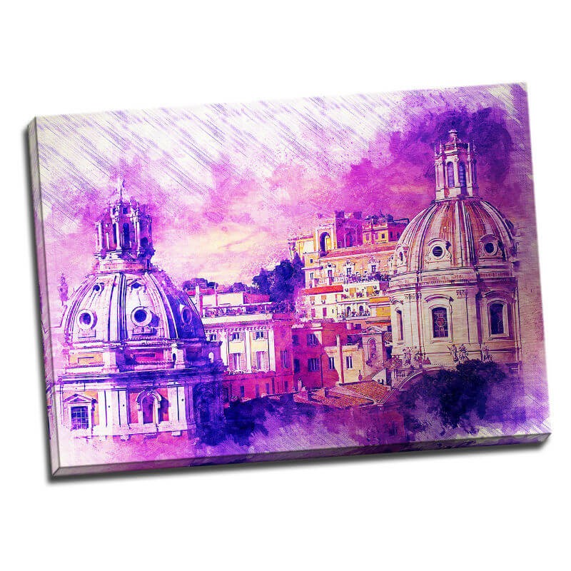 TABLOU ROMA - DOMURI VIOLET