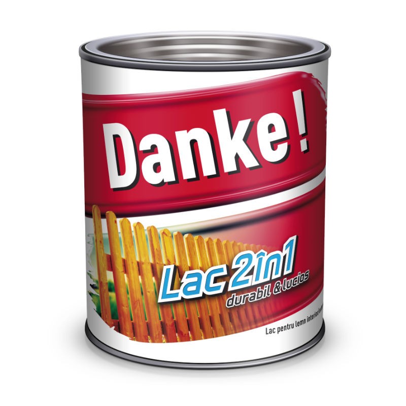 LAC PENTRU LEMN DANKE COLORAT - ABANOS 0,75 L