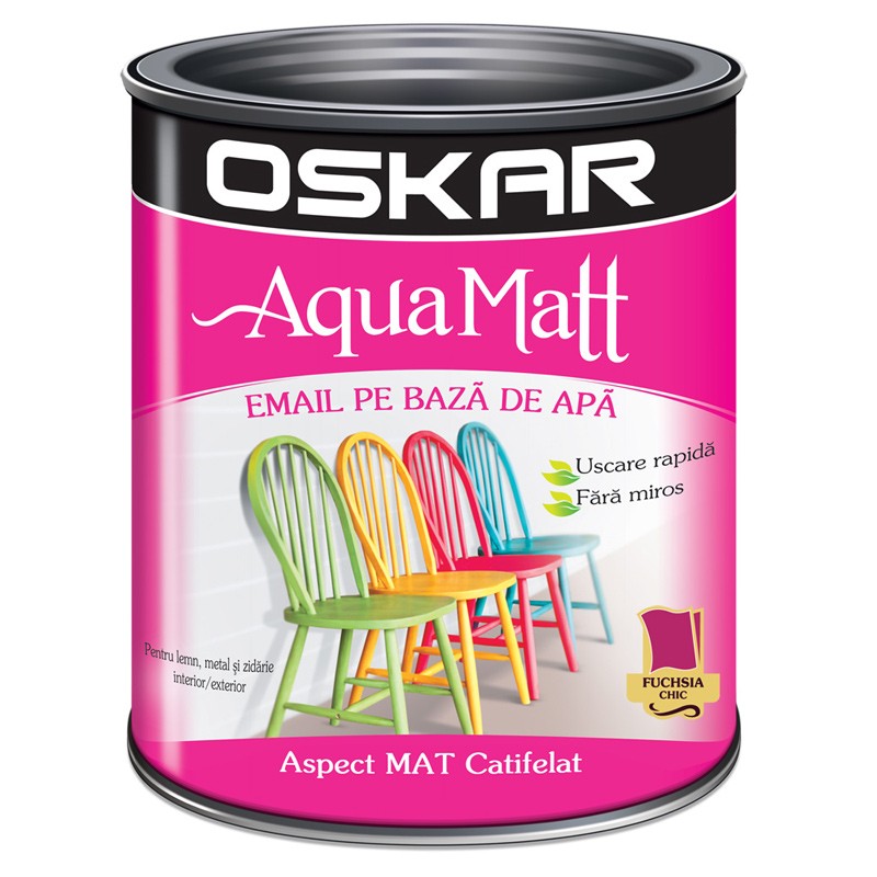 VOPSEA ACRILICA FUCHSIA OSKAR AQUA MATT VOPSEA ACRILICA FUCHSIA OSKAR AQUA MATT