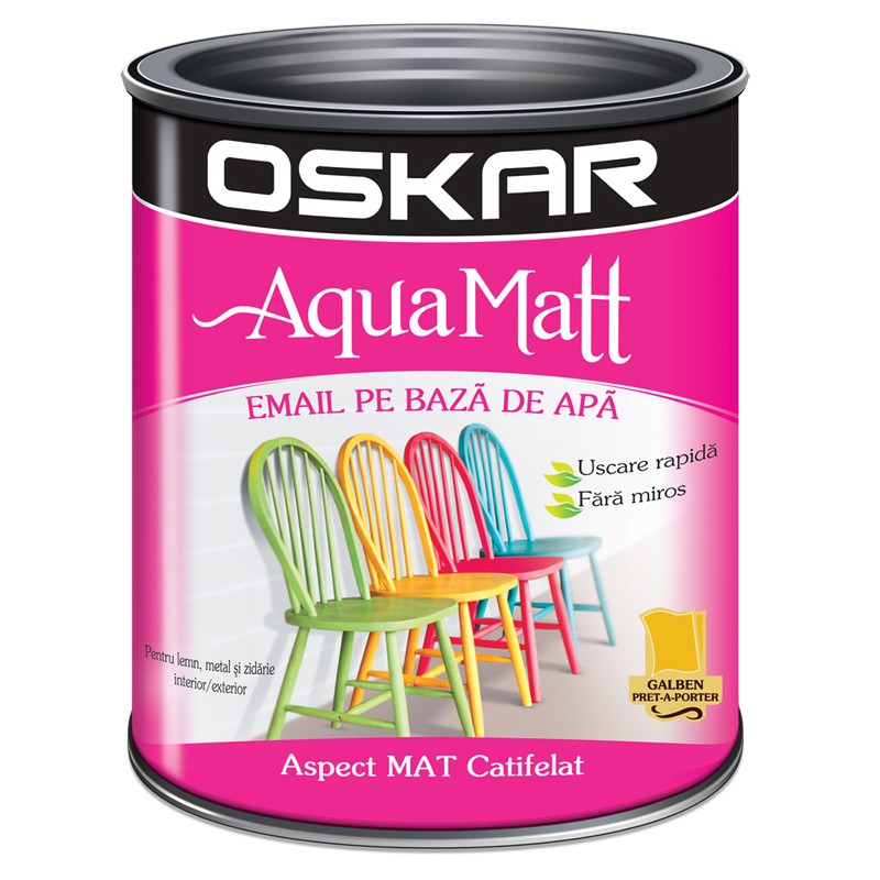 VOPSEA ACRILICA GALBENA OSKAR AQUA MATT VOPSEA ACRILICA GALBENA OSKAR AQUA MATT