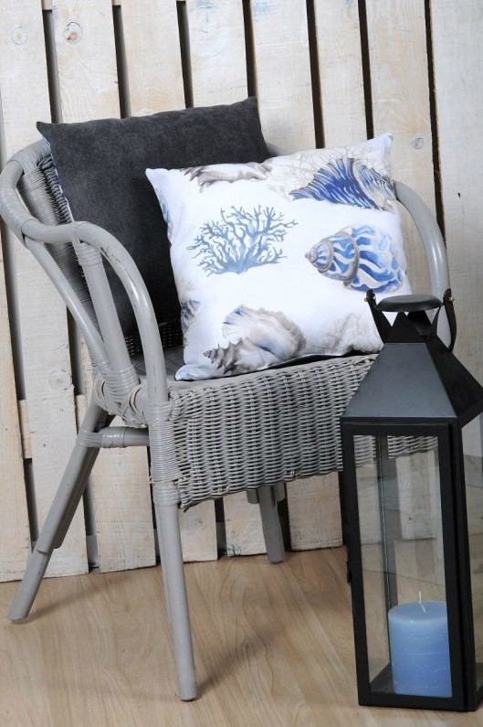 PERNA DECORATIVA MARIN BUCCIN ALBASTRA