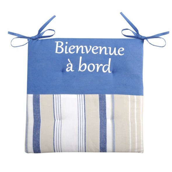 PERNA SCAUN DECORATIVA MARIN BIENVENUE MESAJ
