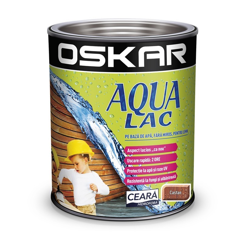 LAC PE BAZA DE APA OSKAR AQUA LAC - CASTAN 2,5 L
