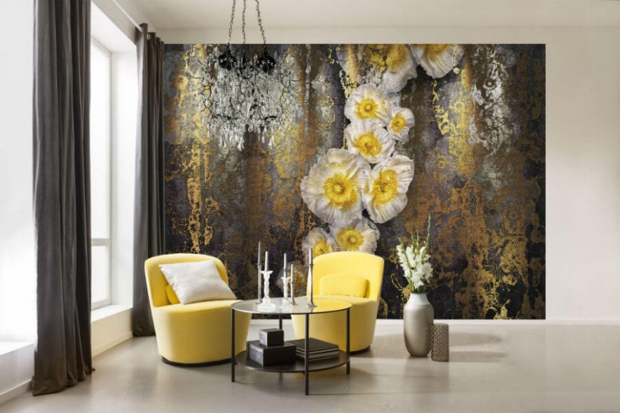 FOTOTAPET DESIGN SERAFINA - GALBEN LA SUPERLATIV