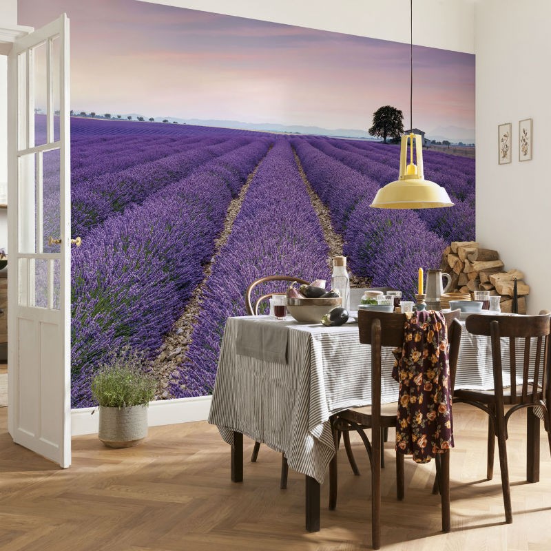 FOTOTAPET LAVANDA PROVENCE VLIES