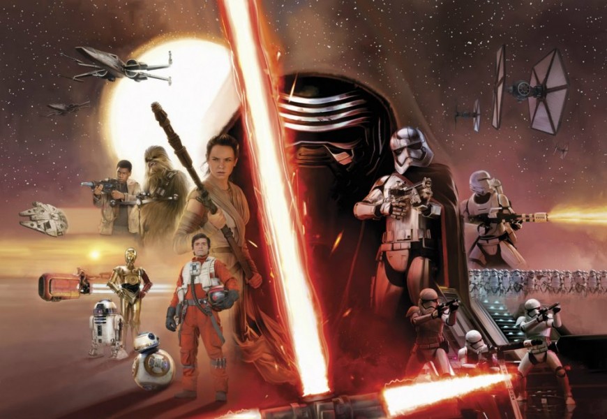 FOTOTAPET STAR WARS EP7 COLAJ