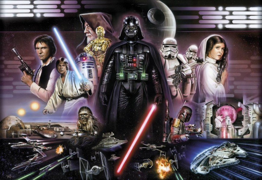 FOTOTAPET STAR WARS - PERSONAJE CLASICE