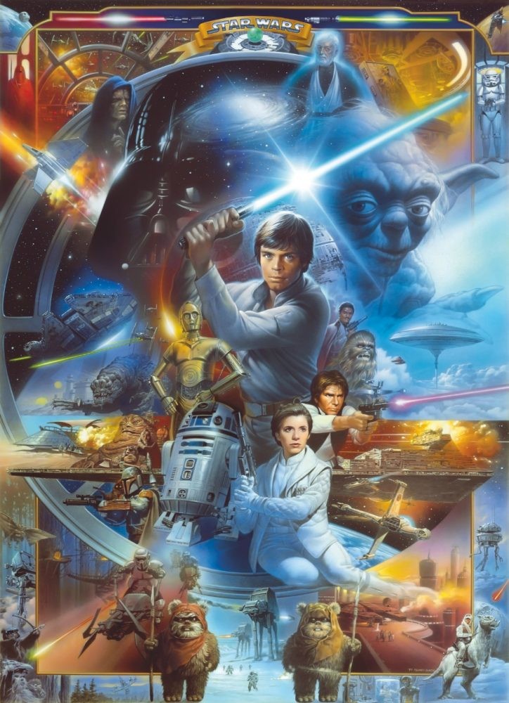 FOTOTAPET STAR WARS - LUKE SKYWALKER