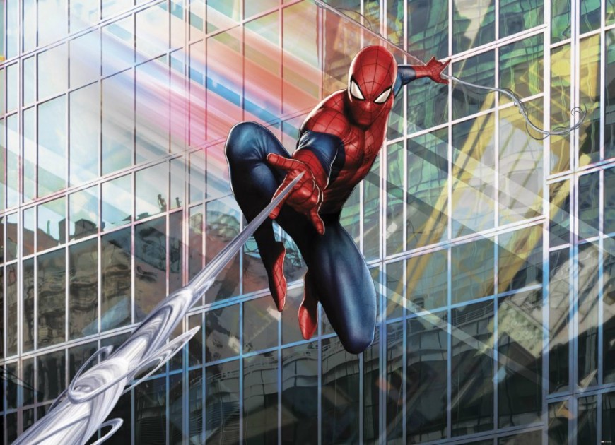 FOTOTAPET SPIDERMAN PENTRU CAMERA BAIETI - MAN RUSH