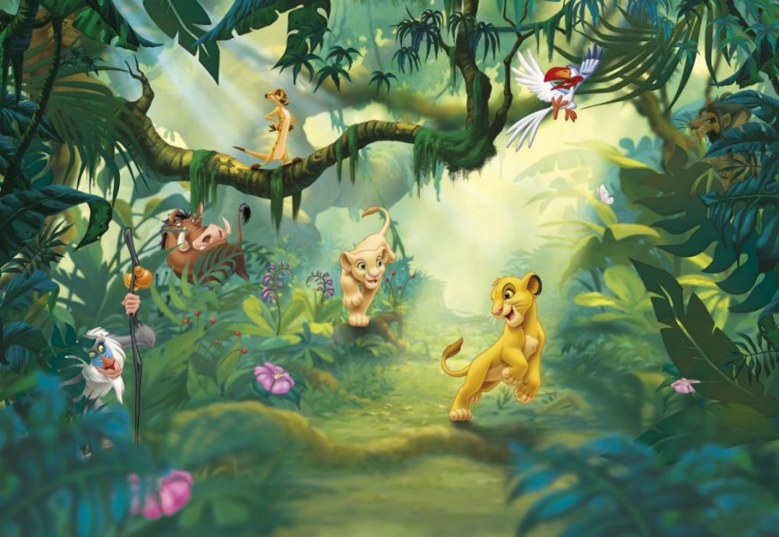 FOTOTAPET LION KING - VESELIE IN JUNGLA