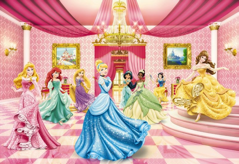 FOTOTAPET PRINTESE DISNEY - BAL LA PALAT