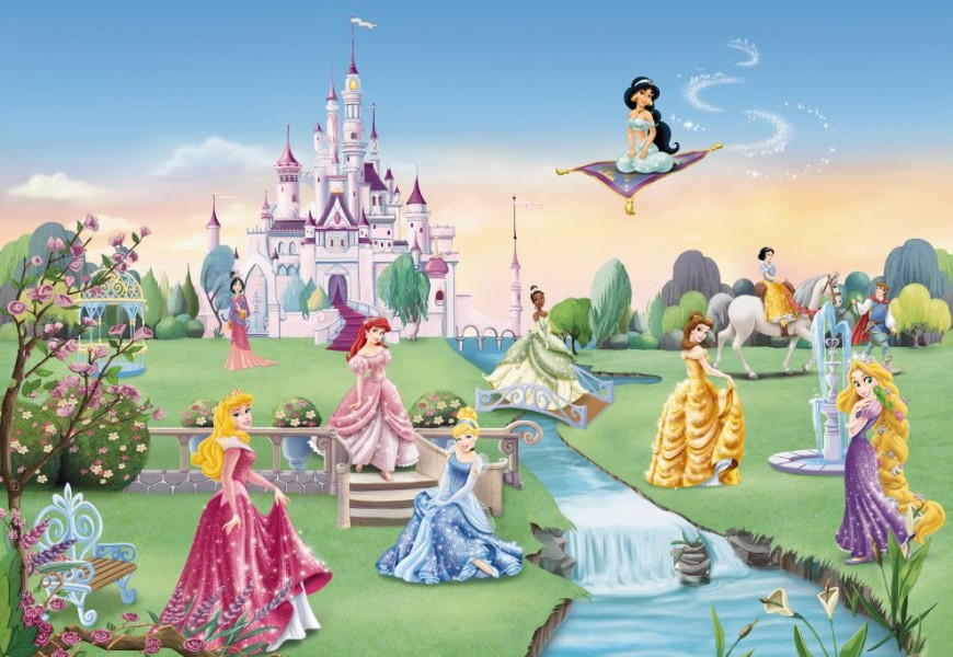 FOTOTAPET PRINTESE DISNEY - GRADINA PALATULUI
