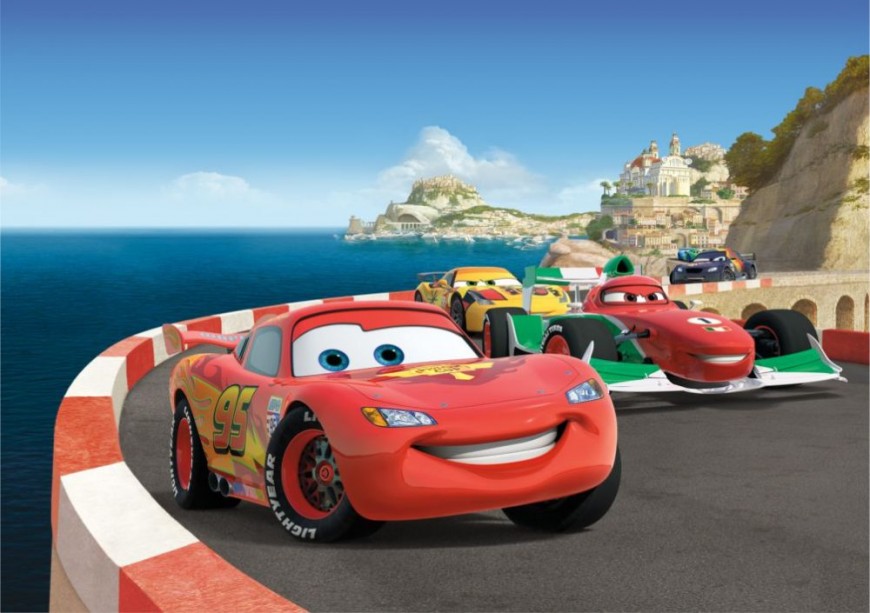 FOTOTAPET CARS - FULGER MCQUEEN PE COASTA