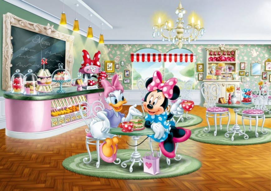 FOTOTAPET MINNIE SI DAISY