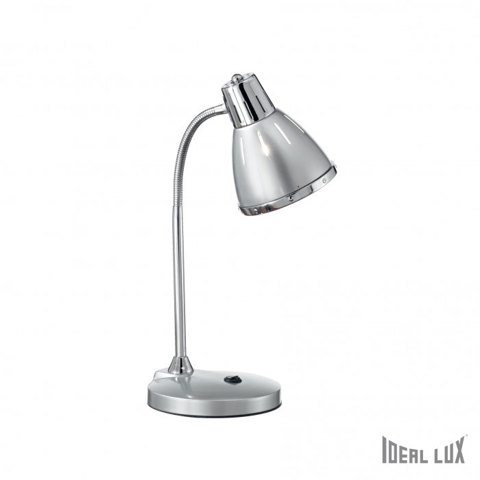 LAMPA PENTRU BIROU ARGINTIE ELVIS TL1 - IDEAL LUX