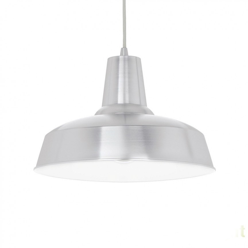 LAMPA SUSPENDATA IDEAL LUX - MOBY SP1 ARGINTIU