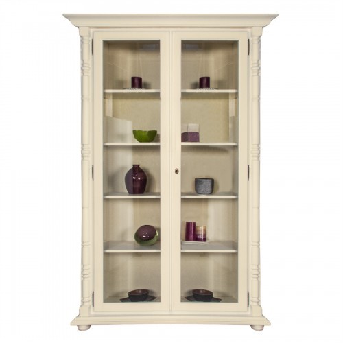 VITRINA 2U TUDOR CREM