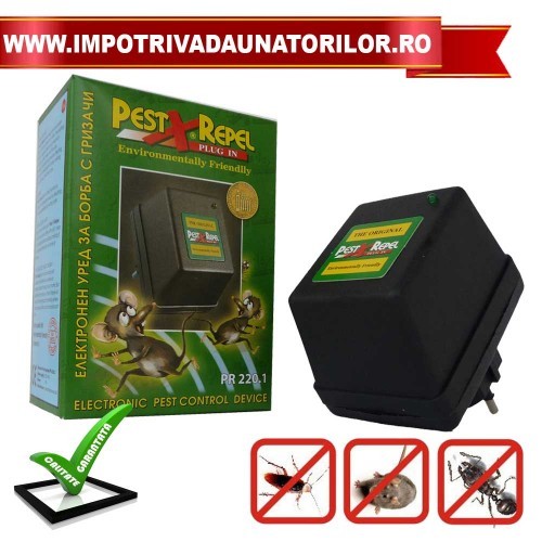APARAT CU UNDE ELECTROMAGNETICE ANTI GANDACI, SOARECI 220.1