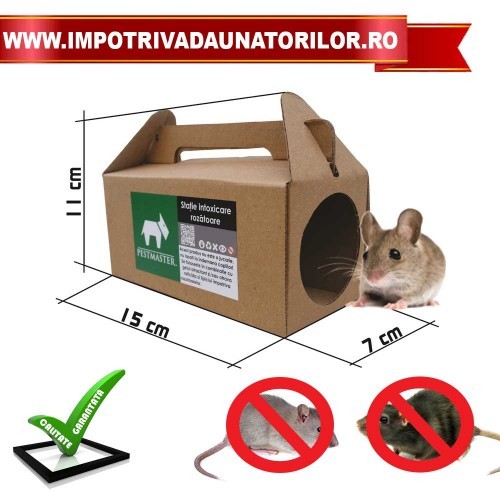 SMALL BAIT STATION  -  STATIE INTOXICARE DIN CARTON