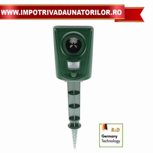 APARAT CU ULTRASUNETE IMPOTRIVA PASARILOR SI ANIMALELOR ANIMAL REPELLER SOLAR