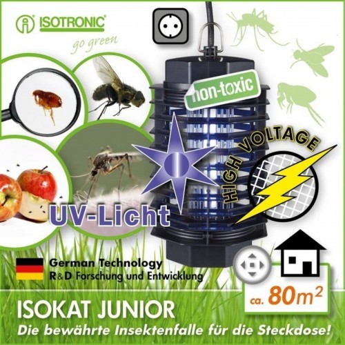 ISOKAT JUNIOR - APARAT ANTI INSECTE, ANTI MUSTE ANTI TANTARI CU LAMPI UV