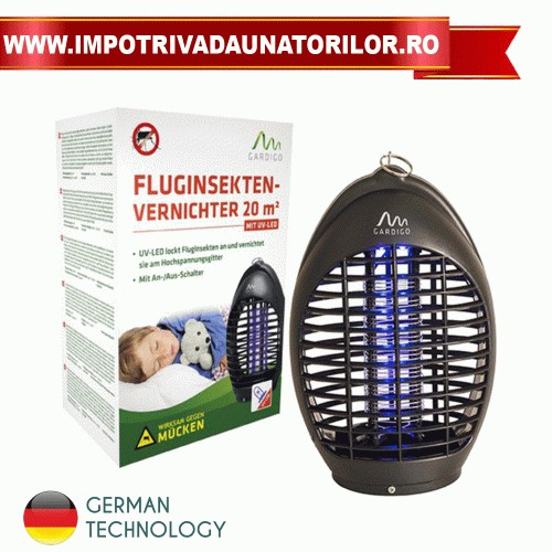 APARAT ANTI INSECTE CU LED UV GARDIGO