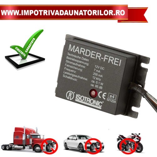 APARAT CU ULTRASUNETE ANTI JDER, SOARECI, SOBOLANI MARDER FREI