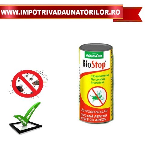 CAPCANA PENTRU MUSTE BIOSTOP BANDA ADEZIVA