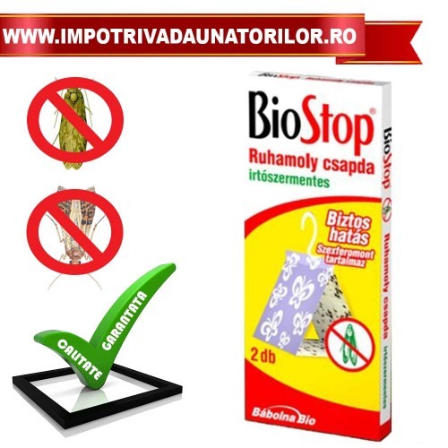 CAPCANA ANTI MOLII TEXTILE BIOSTOP CU FEROMONI