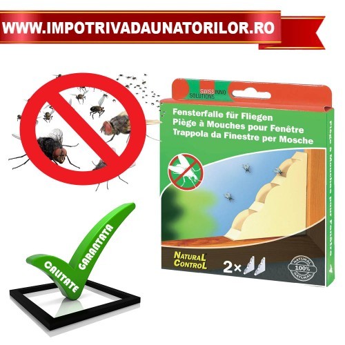 CAPCANA MUSTE SWISSINNO NATURAL CONTROL FLY TRAP WHITE