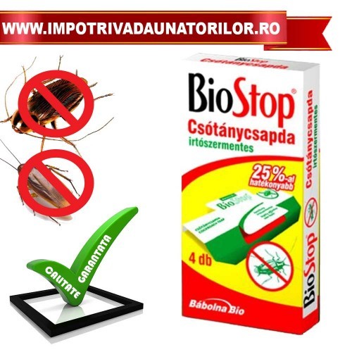 CAPCANA PENTRU GANDACI BIOSTOP - SET 4 BUC