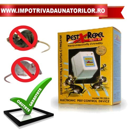 APARAT CU ULTRASUNETE ANTI GANDACI, ANTI SOARECI PR220.5