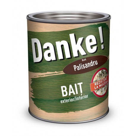 BAIT COLORAT PENTRU LEMN DANKE PALISANDRU 0.75L