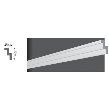 BAGHETA DECORATIVA POLISTIREN P30 20X30MM
