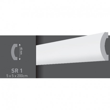 BAGHETE DECORATIVE DECORA VIDELIT PERETE SR1 40MM X 200CM