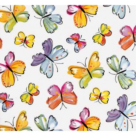 AUTOCOLANT DECORATIV FLUTURI 45CM