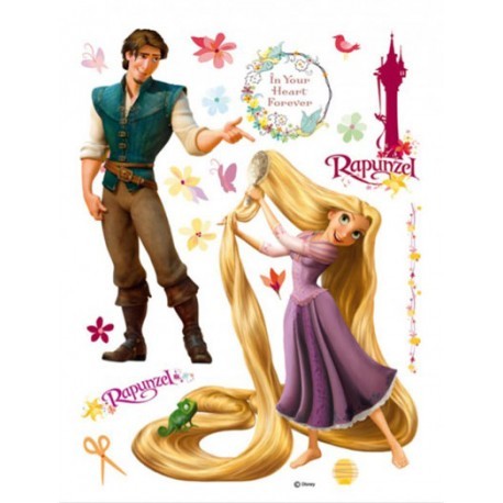 STICKER RAPUNZEL PENTRU PERETE CAMERA COPII