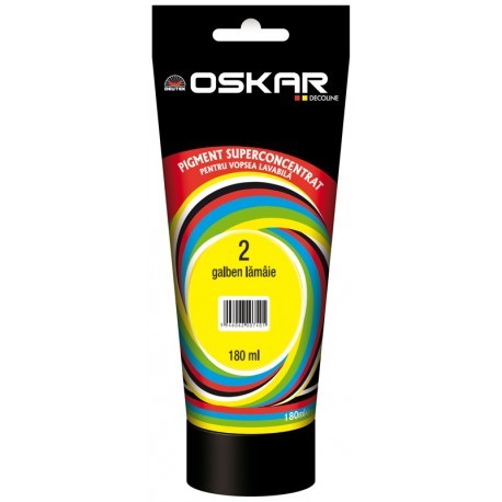 PIGMENT OSKAR GALBEN LAMAIE 180 ML PENTRU VOPSEA LAVABILA