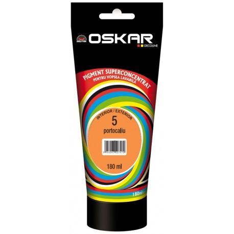 PIGMENT OSKAR PORTOCALIU 180 ML PENTRU VOPSEA LAVABILA