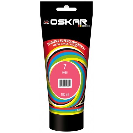 PIGMENT OSKAR ROSU 180 ML PENTRU VOPSEA LAVABILA