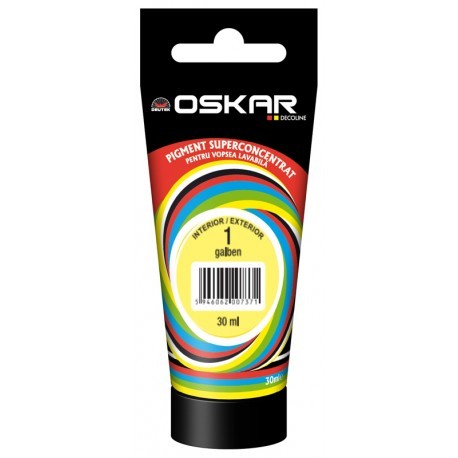 PIGMENT OSKAR GALBEN 30 ML PENTRU VOPSEA LAVABILA