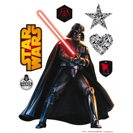 STICKERE RAZBOIUL STELELOR - DARTH VADER PENTRU PERETE CAMERA COPII