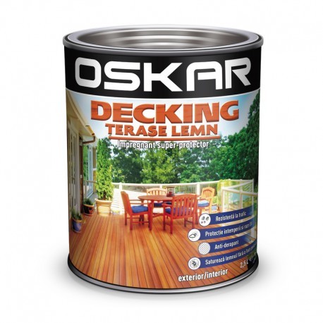 LAC OSKAR DECKING TERASE LEMN TEAK 2.5L