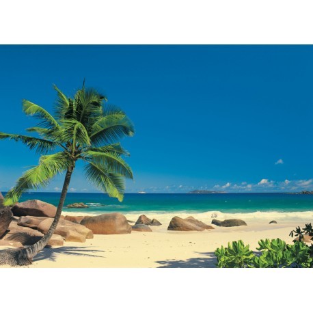FOTOTAPET PLAJA SEYCHELLES