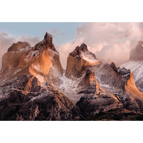 FOTOTAPET PEISAJ CU MUNTI TORRES DEL PAINE