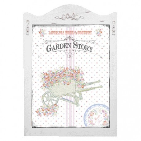 TABLOU DECORATIV SHABBY CHIC - ROABA DE GRADINA