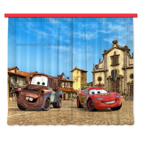 PERDELE COPII FULGER MCQUEEN SI BUCSA