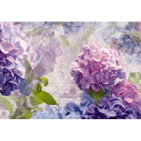 FOTOTAPET MODEL FLORAL HORTENSII