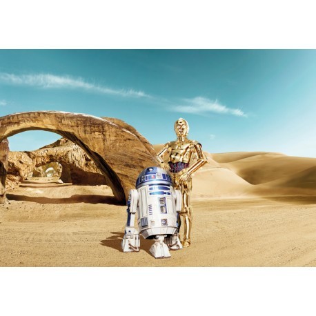 FOTOTAPET STAR WARS R2-D2 SI C-3PO